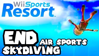 Wii Sports Resort - Part 20/End - Skydiving (4 Player)