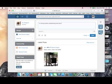 Edmodo.com Tutorial: Sending