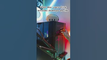 What Mac users think windows desktops are like 🤔 #gaming #pc #pcbuild #funny #fypシ #gamingsetup #fy
