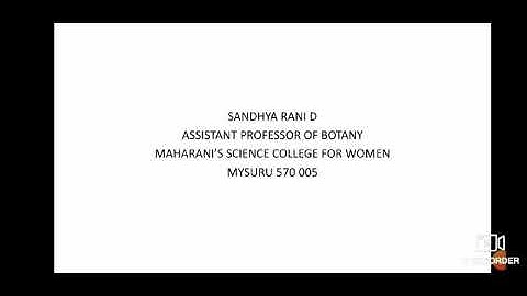 BOTANY. Introduction to botanical gardens