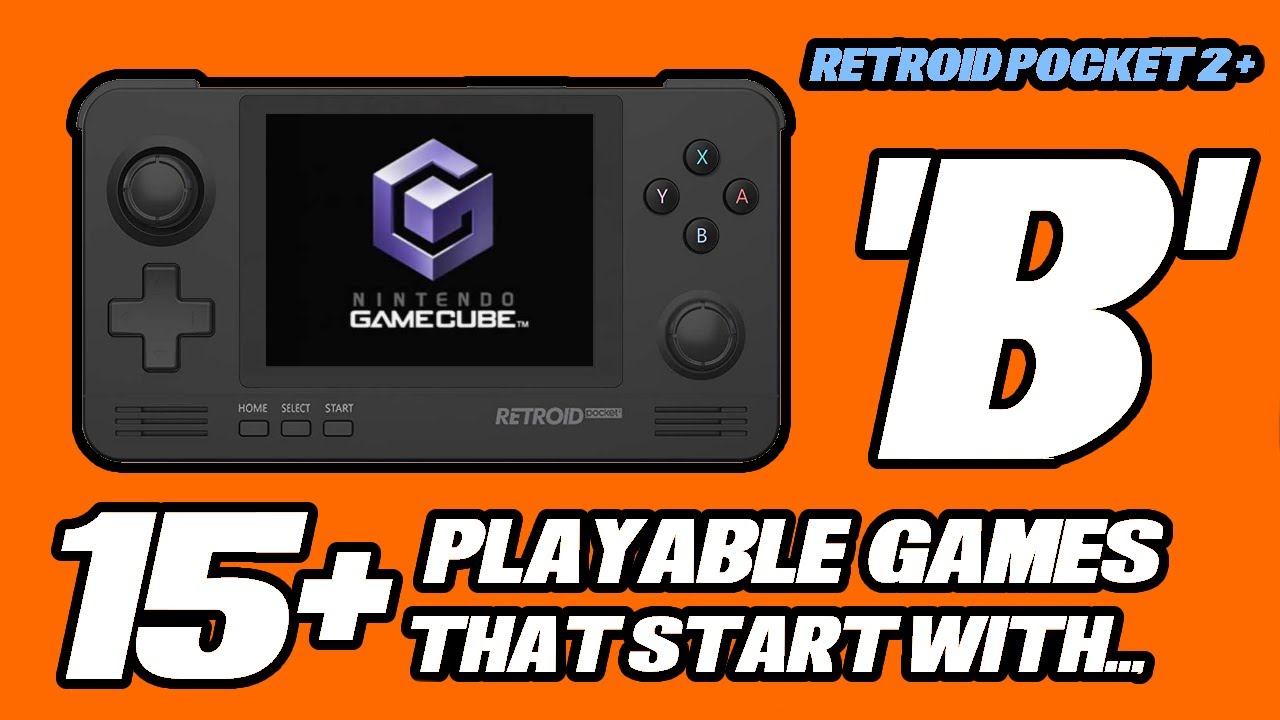 Retroid Pocket 2 Plus 15+ Playable Gamecube Games That Start With "B