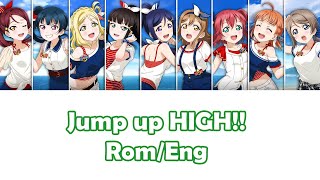 Aqours ~ Jump up HIGH!! [Color coded Rom/Eng]