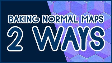 Baking Normal Maps 2 Methods | Blender OR Substance Painter