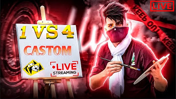 HORI OM IS LIVE🔴1 vs 4 🔴 GUILD TEST WITH SUBSCRIBER🔴 💀Free Fire Live #shortsfeed #shortslive