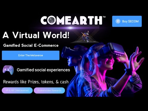 COMEARTH - Web3.0 E-commerce Metaverse | ECOsystem By NFTICLY 2023
