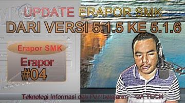 Cara Update Erapor SMK dari Versi 5.1.5  ke versi 5.1.6 || Update Erapor 5.1.6 || #erapor04
