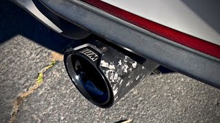 Forged Carbon M Performance Style Exhaust Tips for My BMW F30!