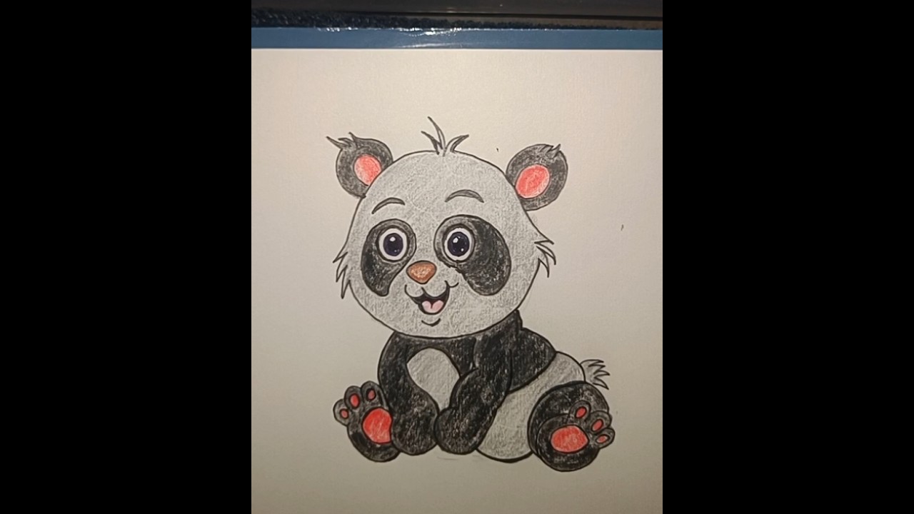 Panda 🐼 ! Cute panda drawing ! Easy to draw Panda 