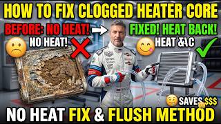 No Heat in Your Car How to Flush & Unclog a Heater Core Fast