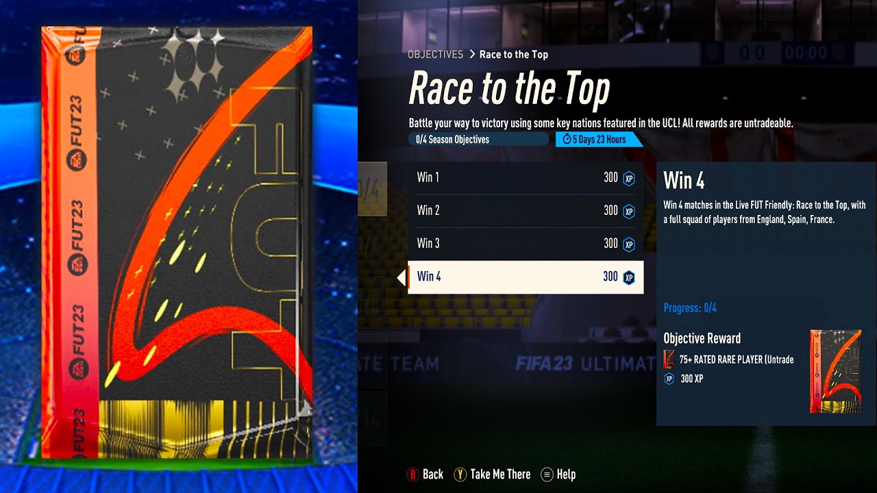 HOW TO COMPLETE RACE TO THE TOP OBJECTIVES FAST! FIFA 23 ULTIMATE TEAM ...