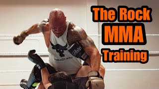 Dwayne Johnson MMA Training For The Smashing Machine