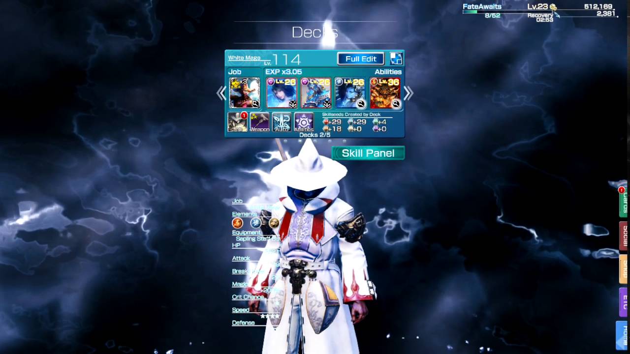Mobius Final Fantasy Upgrading My White Mage To Black Mage Youtube