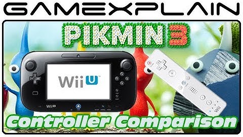 Pikmin 3 - Controller Comparison (GamePad vs Wii Remote Head-to-Head)