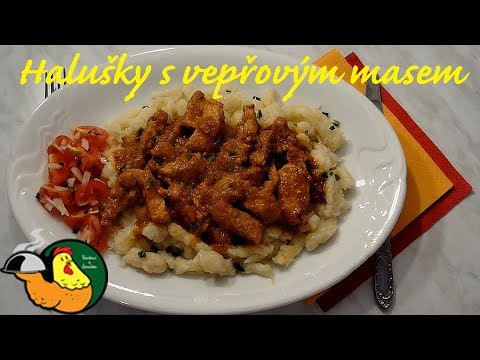 Video: Halušky S Višňovou Omáčkou