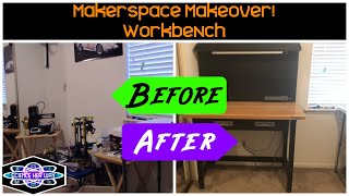 Makerspace Makeover! Part 4 | New Workbench | Dad and Daughter DIY!