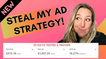 How I sold $1,937.25 in 29 Days with A Optimized PPC in Amazon Ads Campaign Strategy
