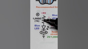 Blue LED Voltage Drop Circuit Explained by Electronzap #schematics #seriescircuit #circuit