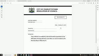 Regular Meeting of Council - October 10, 2023 - 5:00 PM
