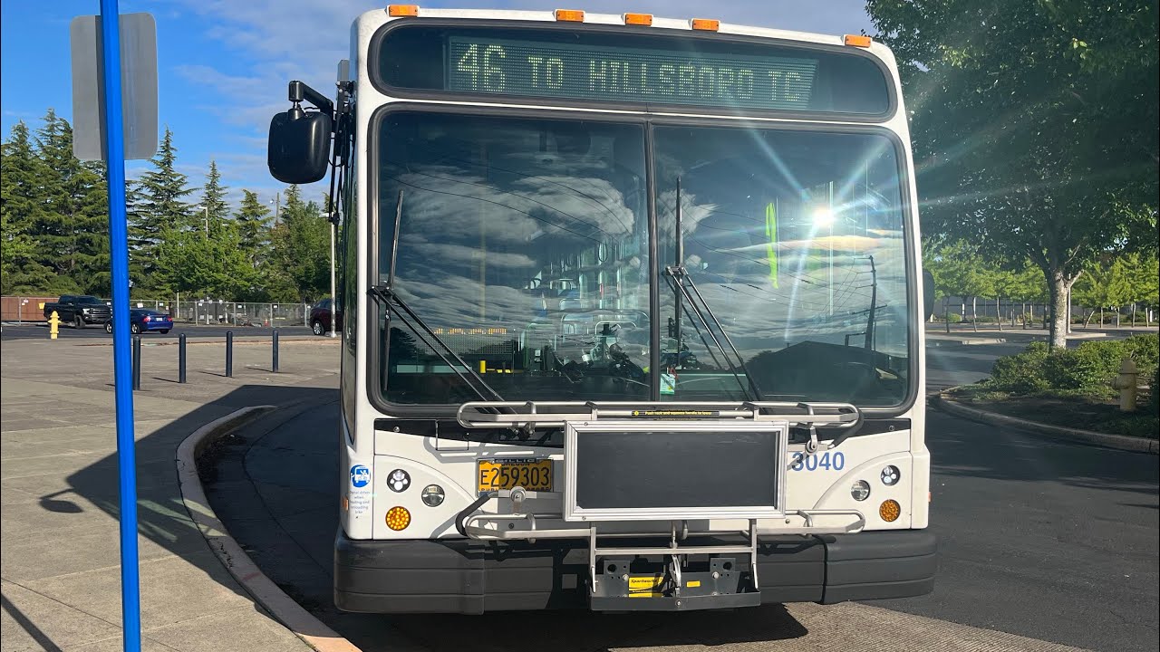Trimet line 46 Hillsboro TC brookwoood library full ride! YouTube