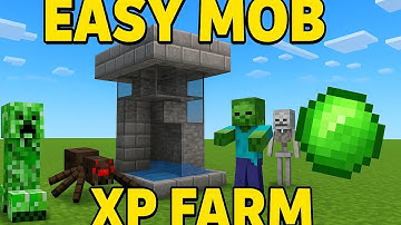 easy: Mnecraft: EASY MOB XP FARM TUTORIAL! 1.21 (Without Mob Spawner)