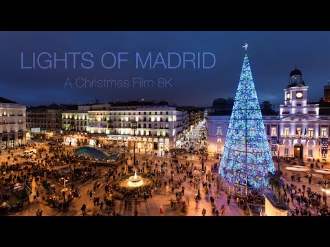 LIGHTS OF MADRID | Timelapse 8K