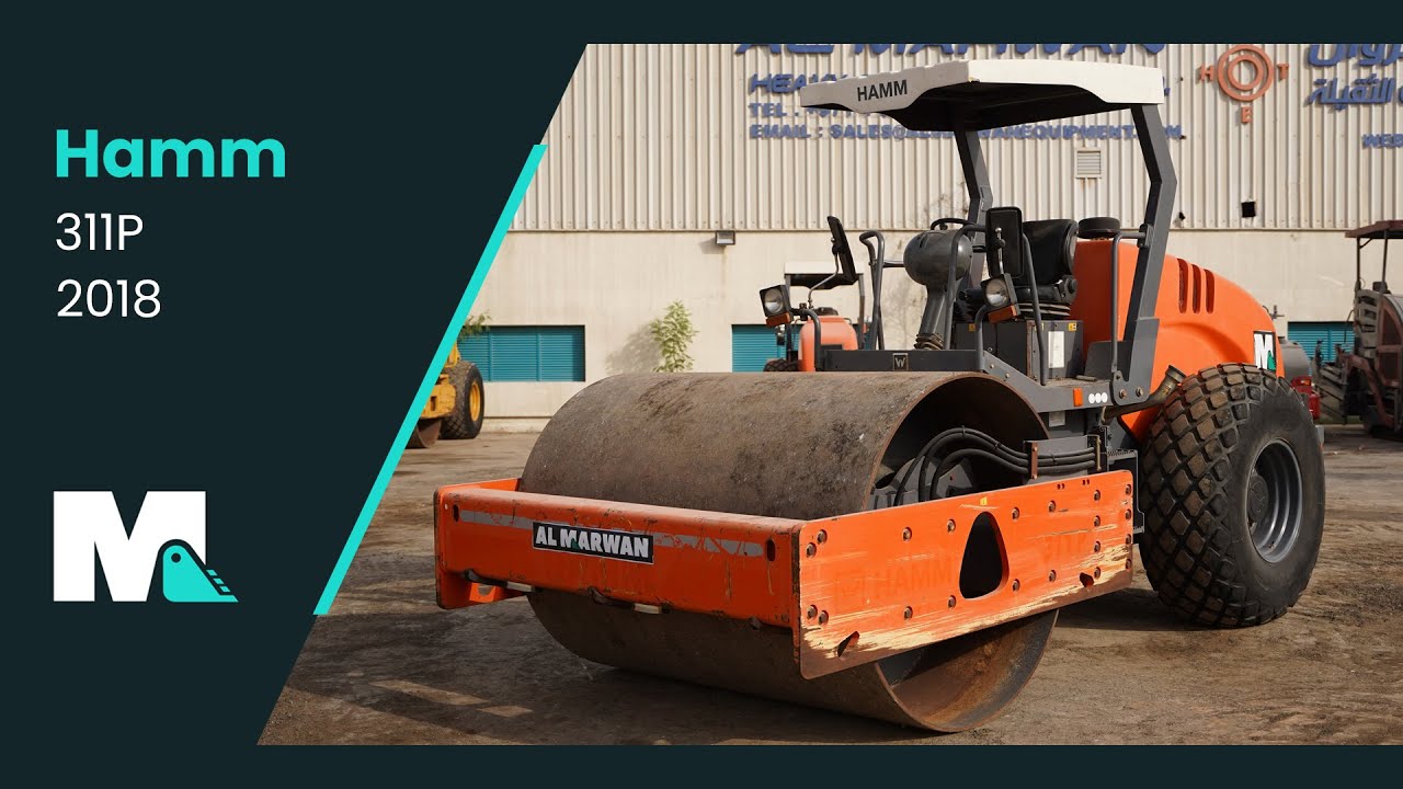 Hamm 311P Single Drum Roller | 2018