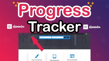 How to add progress tracker in wordpress website ৷৷ Elementor Advance Tutorial