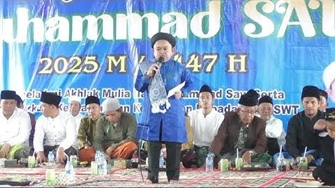 Ustad Mumuy Ramaikan Acara Maulid Nabi Muhamad oleh Koprasi TKBM Pelabuhan Panjang 
