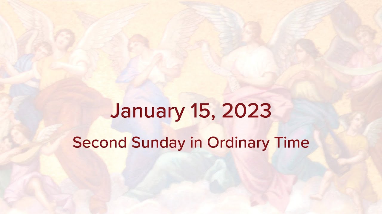 CCS Sunday Mass, 430pm, January 8, 2023 YouTube
