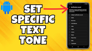 How to Set Specific Text Tone for a Contact on Android