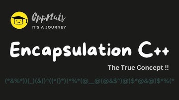 Encapsulation In C++