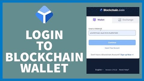 How To Blockchain Wallet Login 2022? Blockchain.com Wallet App Sign In | Blockchain Account Login