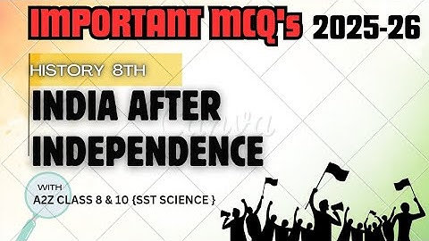 Class 8 History Chapter 10 | Most Important MCQs with Answers RBSE & NCERT #class8history #rbse2025