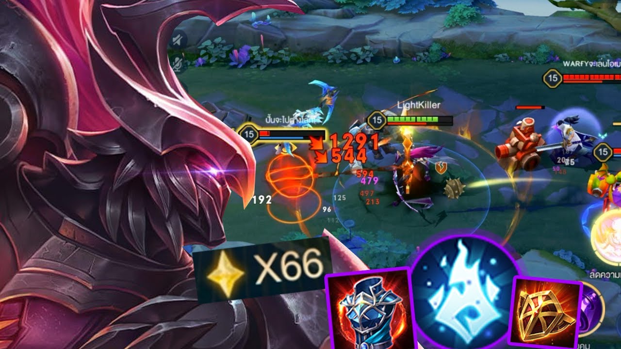 RoV : Omen โอเมน666ดาวซาตาน ฮีโร่ไต่แรงก์โคตรเถื่อน(ถ้าถูกเกม) - Hutton