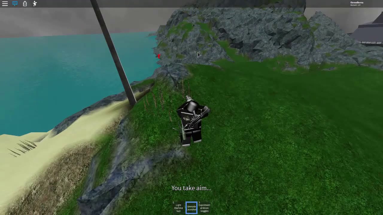 Roblox Isle Hacking Facility Crates Grenade Launcher All