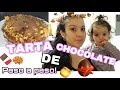 *receta muy fácil* TARTA de CHOCOLATE con GALLETAS con solo 4 ingrediente❗️🍫