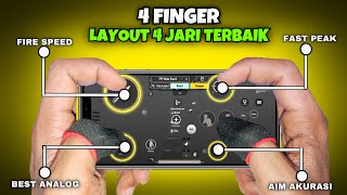 Cara Setting Kontrol Layout Pubg Mobile Terbaik | Settingan Kontrol 4 Jari Agar Lincah | PUBG MOBILE