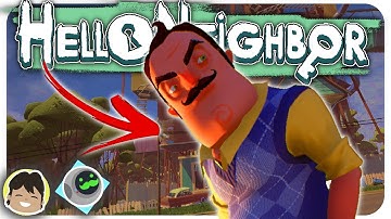ALL NEW BUILD ALL NEW SECRETS - Hello Neighbor ALPHA 4 (Lets Play Walkthrough Gameplay Funny Moments