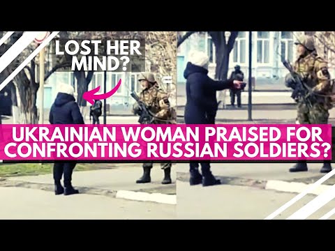 "Strong" Woman Praised for Telling Russian Troops to Carry Seeds So Flowers Grow Where They Die.