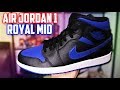 Air Jordan 1 Mid "Royal" (Hyper Royal) REVIEW and On-Feet!