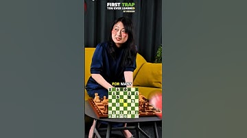 Ju Wenjun is showing us an opening trap.🥰#chess #hikarunakamura #magnuscarlsen #shorts #shortsfeed