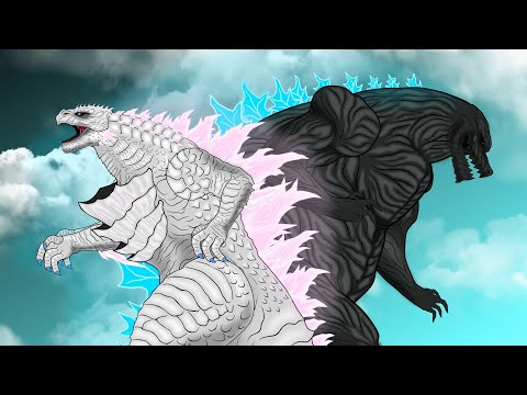 Evo Shimozilla VS Godzilla Earth Fusion Of Evolved Godzilla X Shimo 