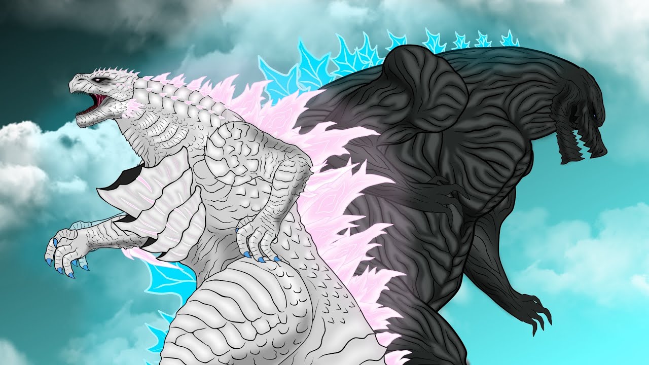 Evo Shimozilla VS Godzilla Earth ; Fusion of Evolved Godzilla X Shimo