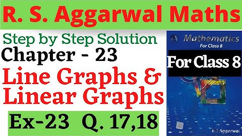 R. S. Aggarwal Maths Class 8 Exercise 23 Questions 17,18
