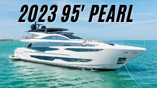 In-Depth Look at this 2023 Pearl 95' Motor Yacht!