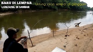 MANCING BARU DI LEMPAR LANGSUNG DI SAMBAR HAMPIR JORAN JADI KORBAN