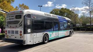 Broward County Transit Bus 22 & 81, West Regional Terminal, NABI 42-BRT HEV & NABI 40-LFW GEN III