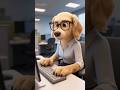 “When Dog Works in Office 😂🐶”