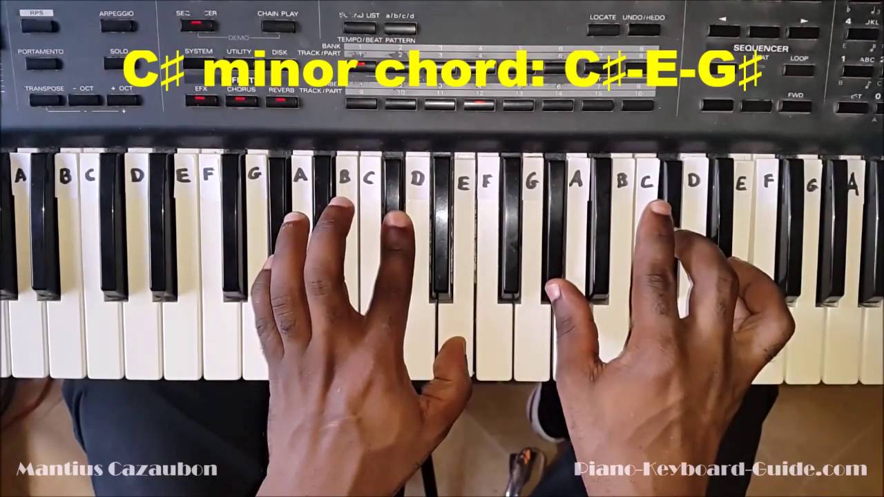 C Sharp Chord Piano