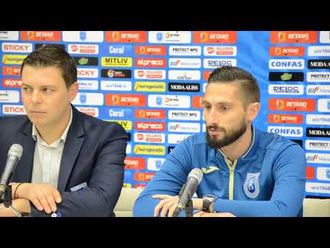 Conferința 1 U Craiova înaintea meciului cu Viitorul (video: Alex Vîrtosu)